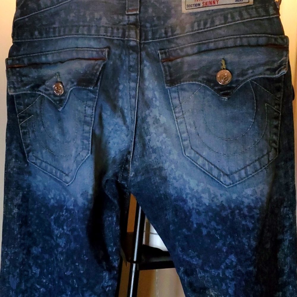 MEN'S TRUE RELIGION RICKY JEANS SZ 28 - Picture 4 of 5